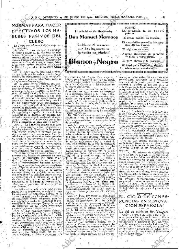 ABC MADRID 24-06-1934 página 23