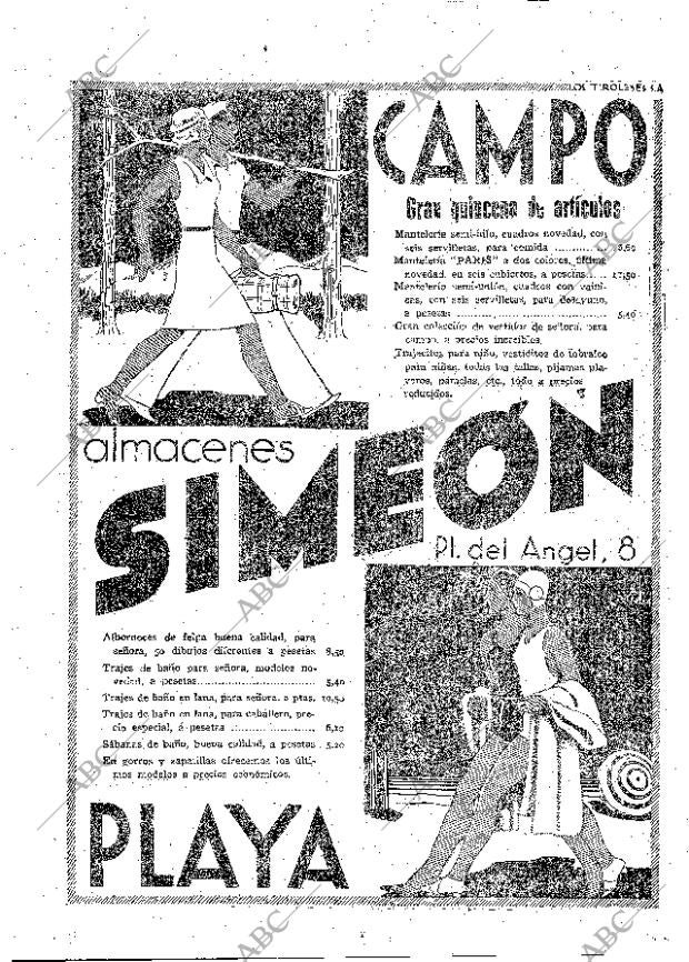 ABC MADRID 24-06-1934 página 28