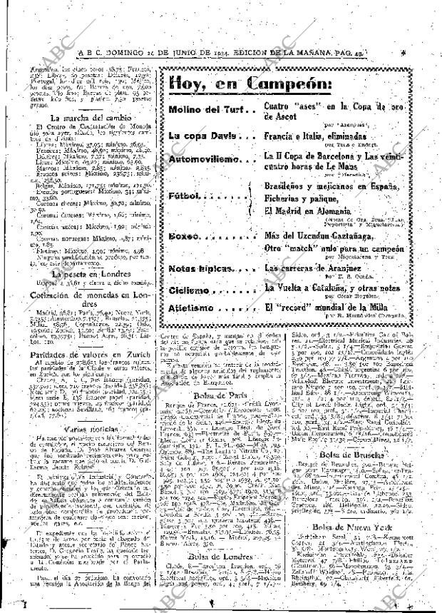 ABC MADRID 24-06-1934 página 41