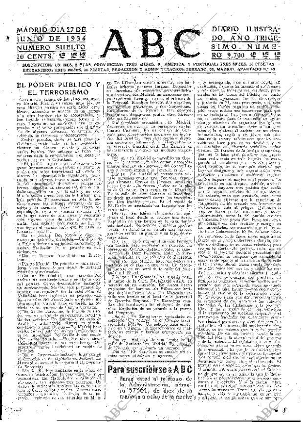 ABC MADRID 27-06-1934 página 15