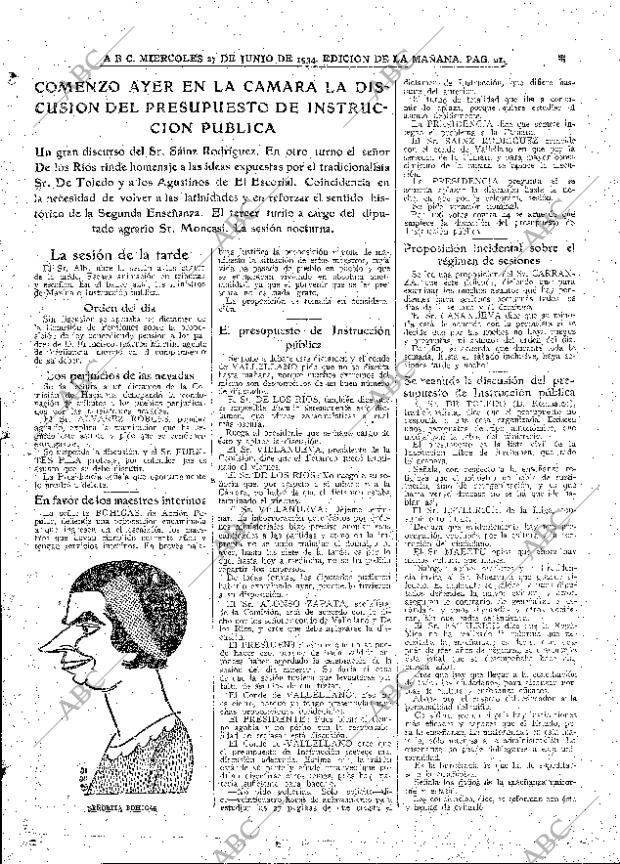 ABC MADRID 27-06-1934 página 21