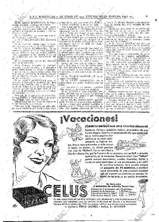 ABC MADRID 27-06-1934 página 22