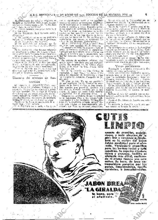 ABC MADRID 27-06-1934 página 24