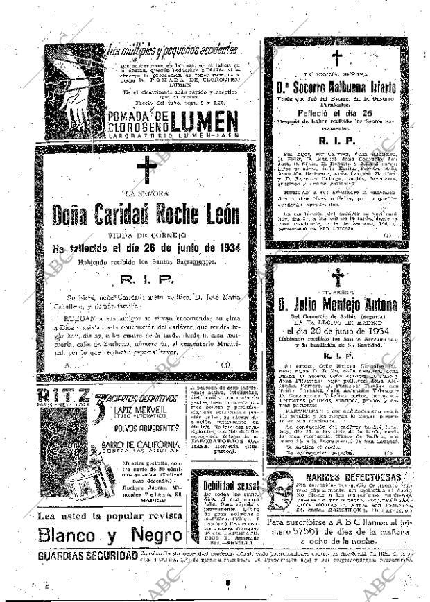 ABC MADRID 27-06-1934 página 52