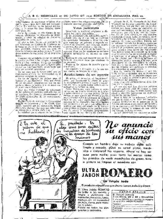 ABC SEVILLA 27-06-1934 página 22