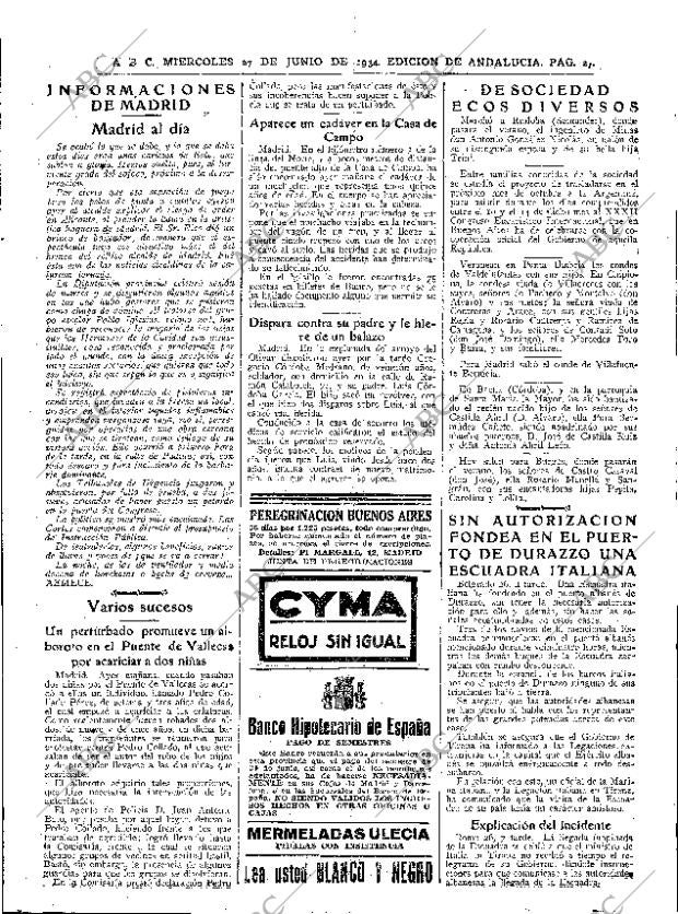 ABC SEVILLA 27-06-1934 página 27