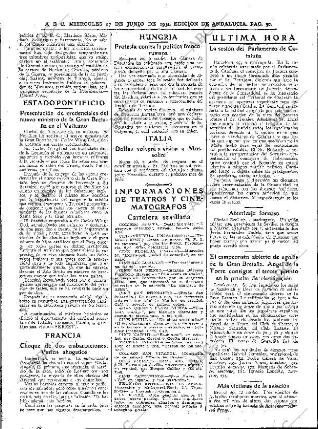 ABC SEVILLA 27-06-1934 página 30