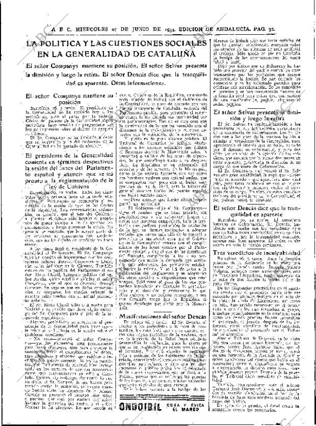 ABC SEVILLA 27-06-1934 página 31