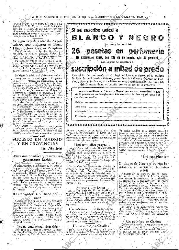 ABC MADRID 29-06-1934 página 43