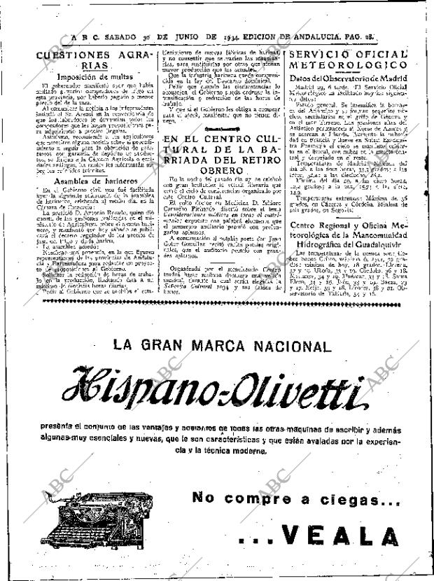 ABC SEVILLA 30-06-1934 página 28