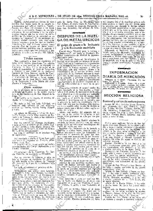 ABC MADRID 04-07-1934 página 28
