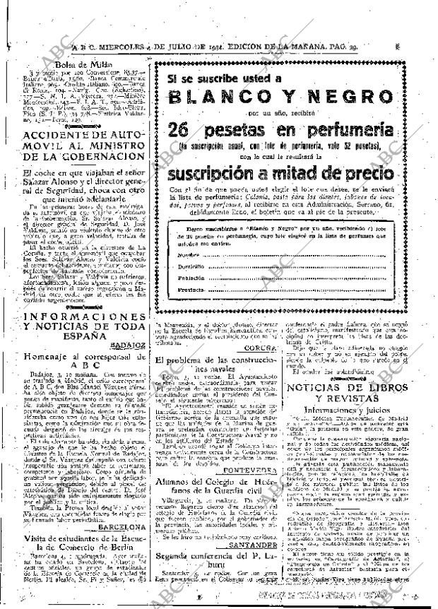 ABC MADRID 04-07-1934 página 39
