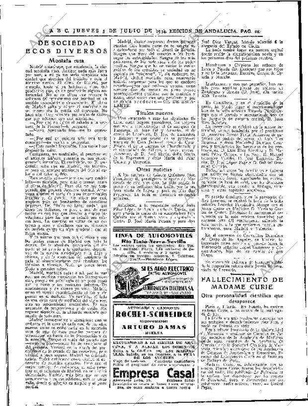 ABC SEVILLA 05-07-1934 página 28
