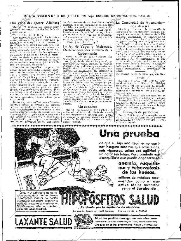 ABC SEVILLA 06-07-1934 página 18