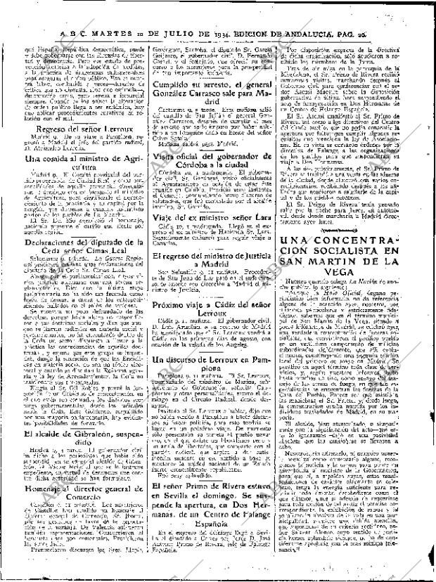 ABC SEVILLA 10-07-1934 página 16