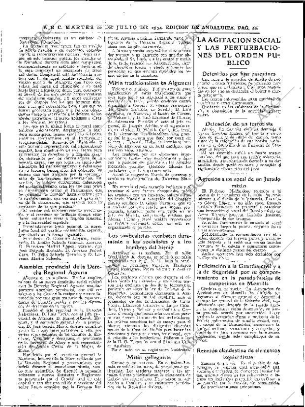 ABC SEVILLA 10-07-1934 página 18