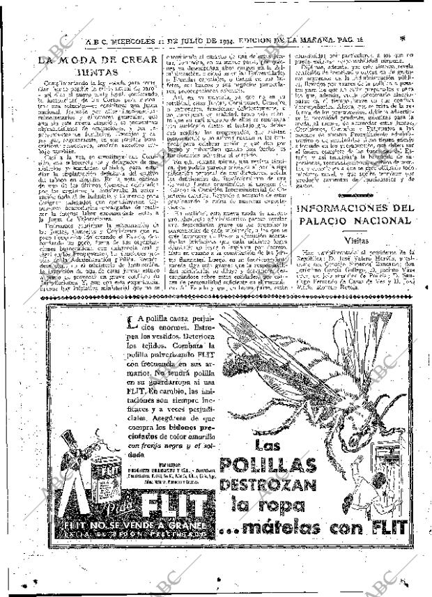 ABC MADRID 11-07-1934 página 18