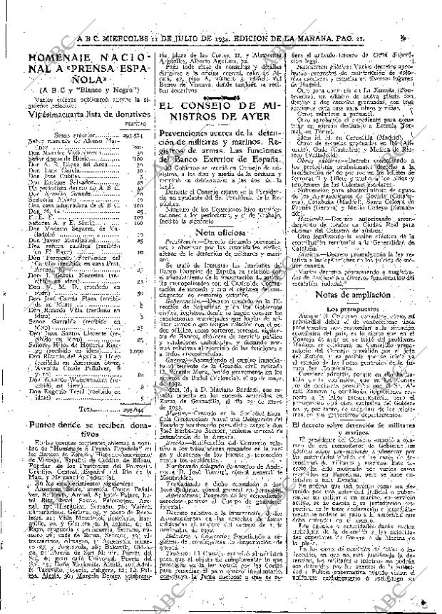 ABC MADRID 11-07-1934 página 21