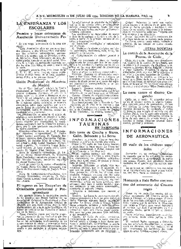 ABC MADRID 11-07-1934 página 24