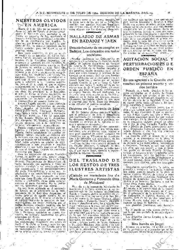 ABC MADRID 11-07-1934 página 25