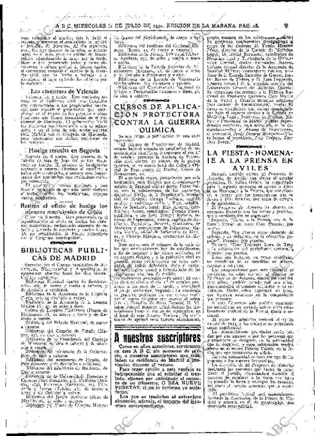 ABC MADRID 11-07-1934 página 28
