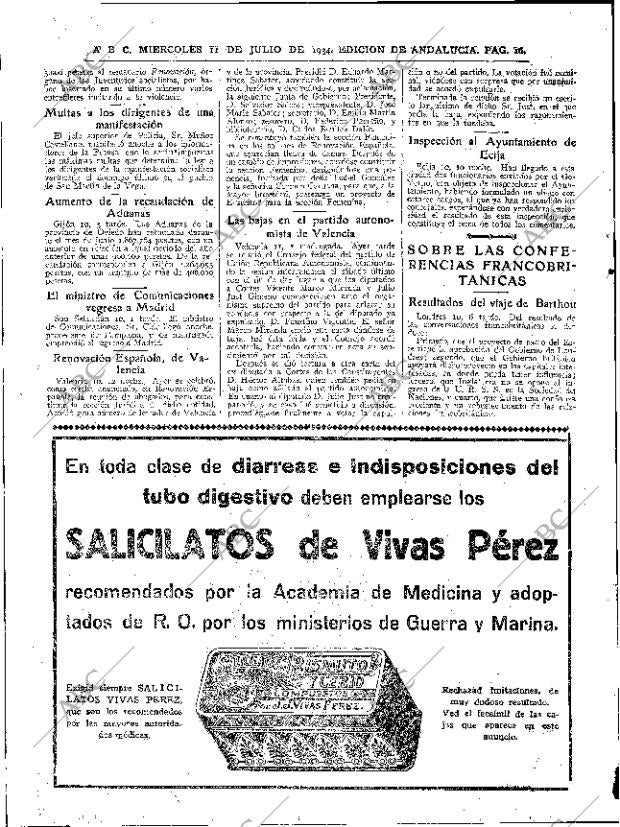 ABC SEVILLA 11-07-1934 página 16