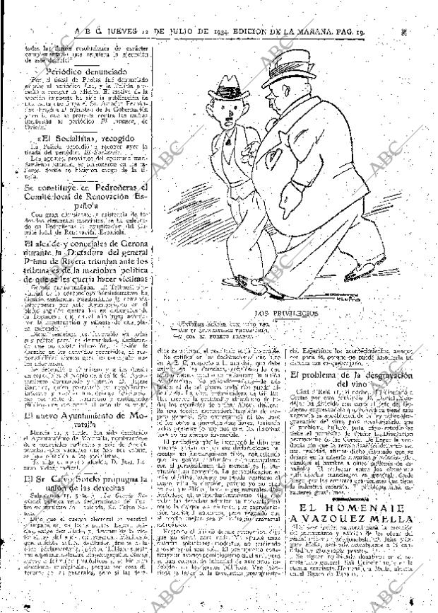 ABC MADRID 12-07-1934 página 19