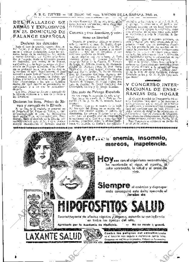 ABC MADRID 12-07-1934 página 20