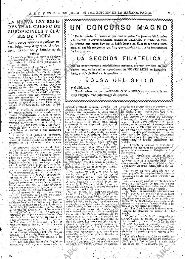 ABC MADRID 12-07-1934 página 21