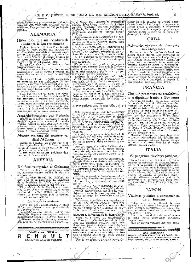 ABC MADRID 12-07-1934 página 28