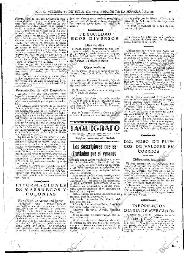 ABC MADRID 13-07-1934 página 26