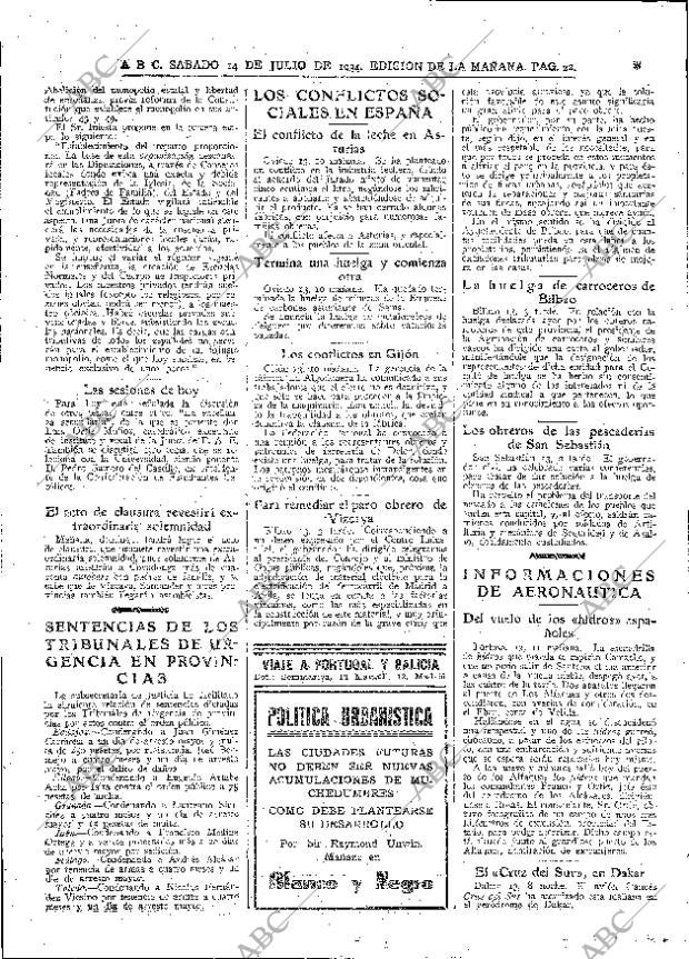 ABC MADRID 14-07-1934 página 22