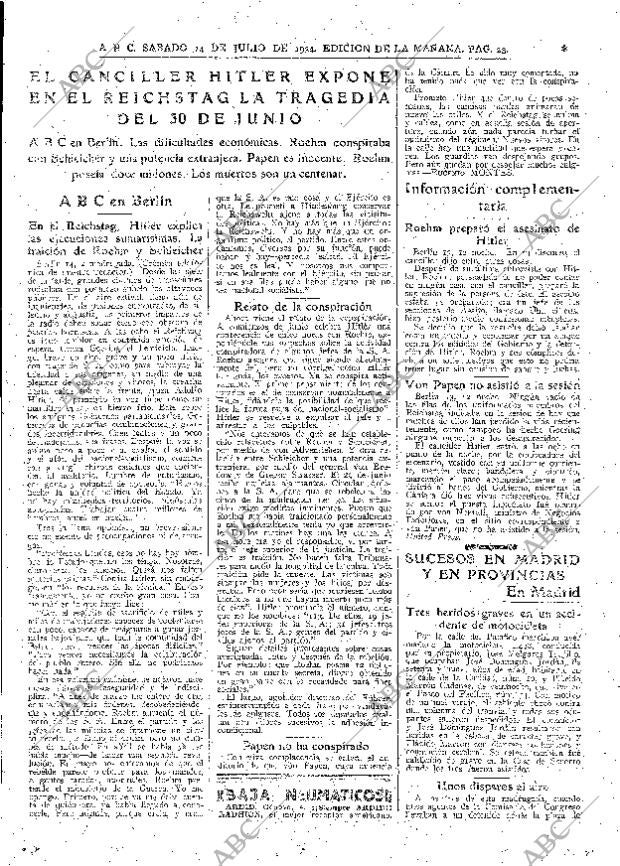 ABC MADRID 14-07-1934 página 23