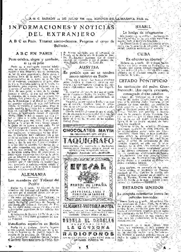 ABC MADRID 14-07-1934 página 29