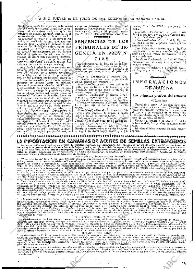 ABC MADRID 19-07-1934 página 18