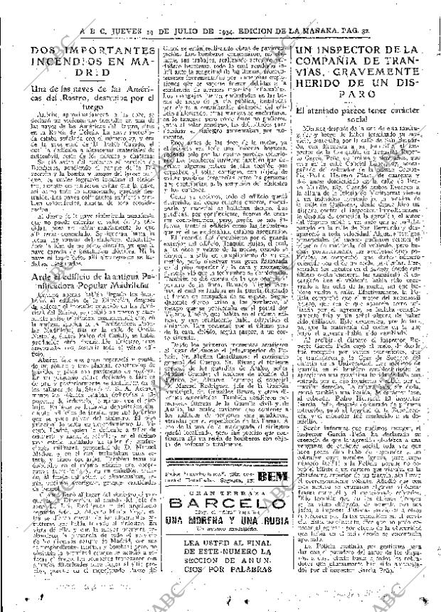 ABC MADRID 19-07-1934 página 32