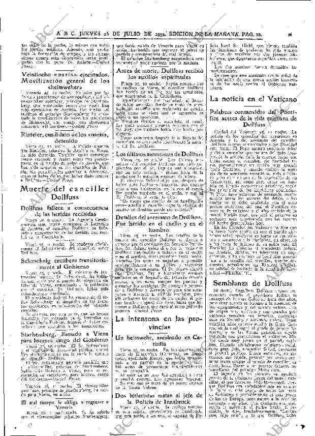 ABC MADRID 26-07-1934 página 18