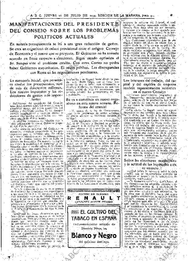 ABC MADRID 26-07-1934 página 21