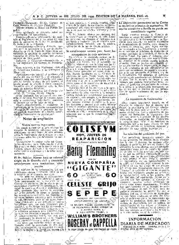 ABC MADRID 26-07-1934 página 26