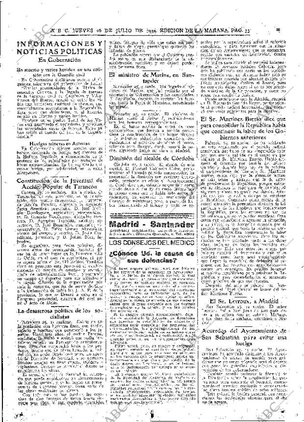 ABC MADRID 26-07-1934 página 33