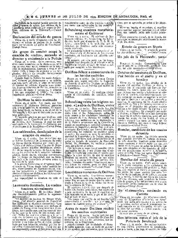 ABC SEVILLA 26-07-1934 página 16