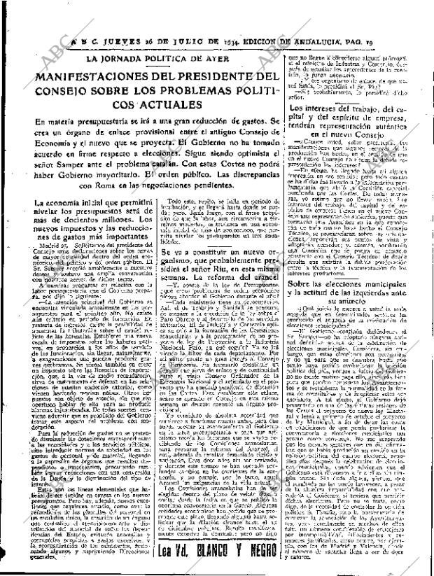 ABC SEVILLA 26-07-1934 página 19