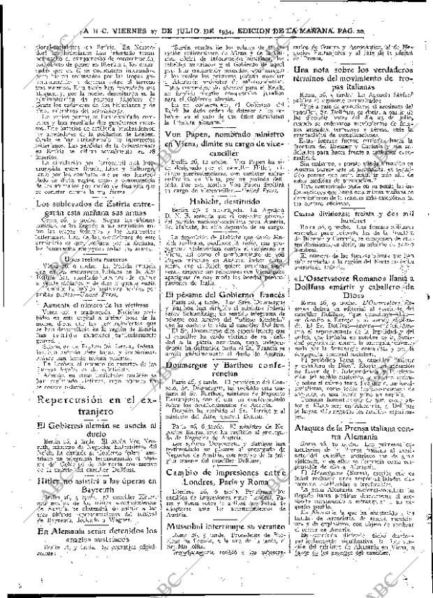 ABC MADRID 27-07-1934 página 20