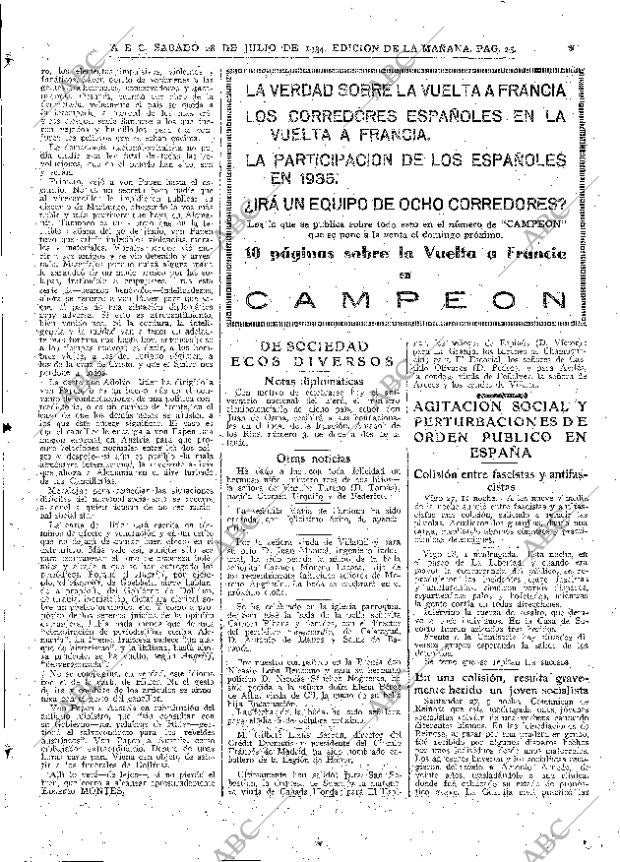 ABC MADRID 28-07-1934 página 25