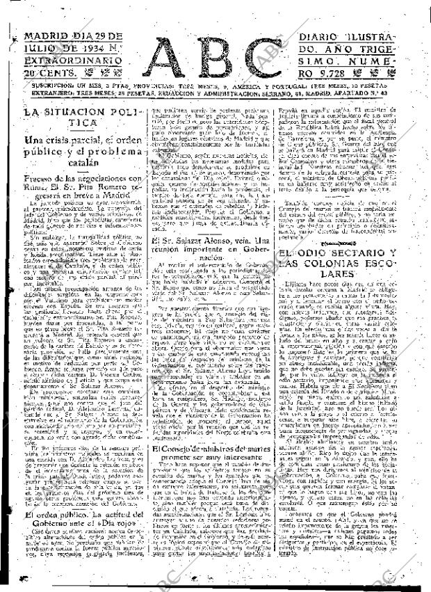 ABC MADRID 29-07-1934 página 19