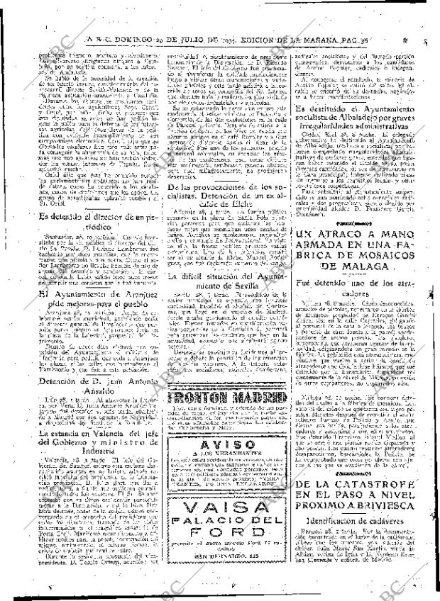 ABC MADRID 29-07-1934 página 30