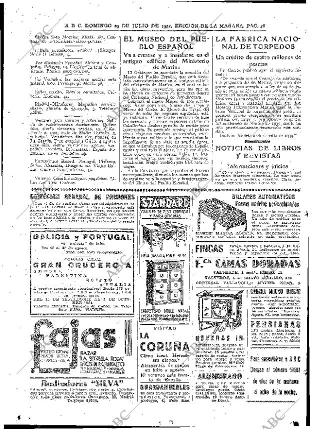 ABC MADRID 29-07-1934 página 40