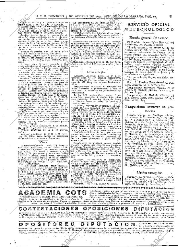 ABC MADRID 05-08-1934 página 50