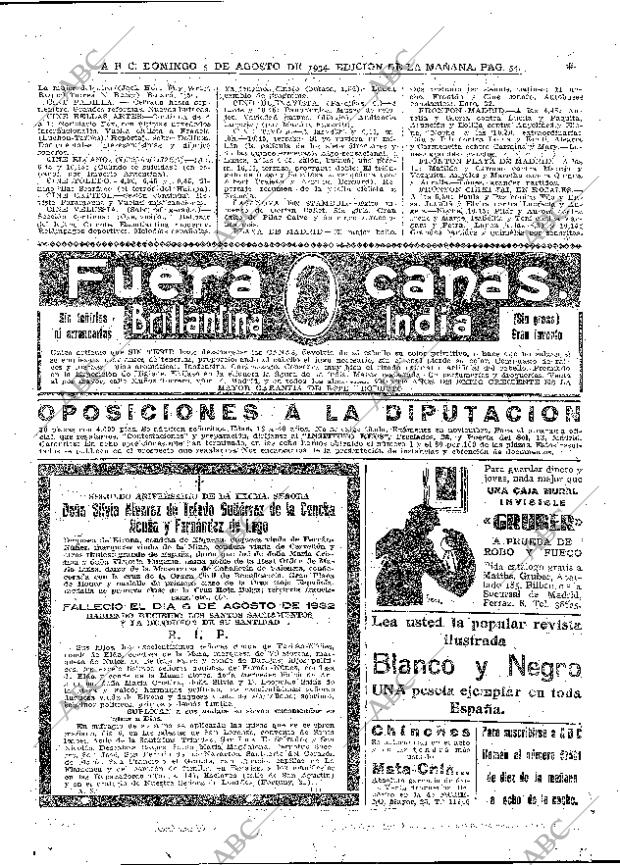 ABC MADRID 05-08-1934 página 54