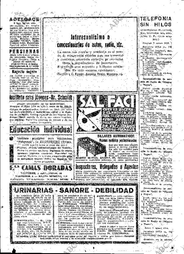 ABC MADRID 05-08-1934 página 59